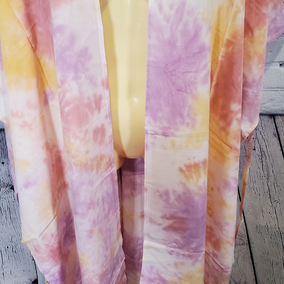 NWT Torrid Pink Tie Dye Ruana - Picture 5 of 8